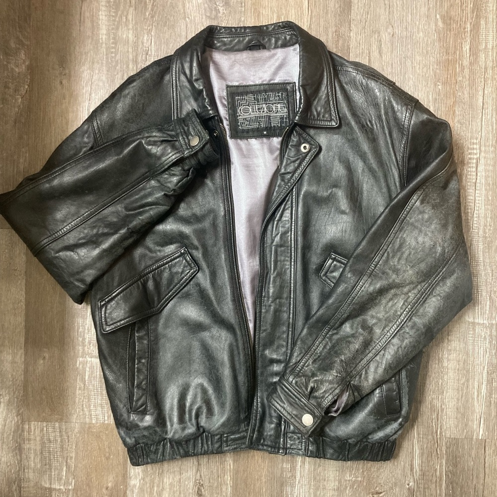 Vintage Collezione Leather Jacket Size M